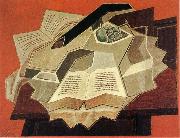 Juan Gris The book is opened oil painting reproduction